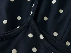 Name It buksedragt mørk sapphire med prikket print